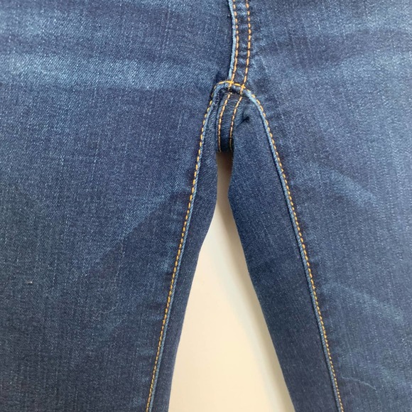 American Eagle Super Stretch Womens Skinny Jeans Size 2 Short Blue Denim Cotton - Picture 7 of 15